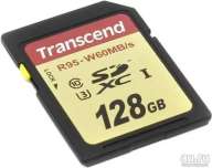 Transcend SDXC 128Gb Class 10 UHS-I U3 (95/60 MB/s)