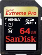SanDisk Extreme Pro SDXC 64GB (95Mb/s)