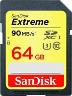 SanDisk Extreme SDXC64GB (90Mb/s)